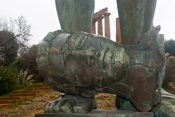 Dalen av tempel, agrigento, Sicilien — Stockfoto