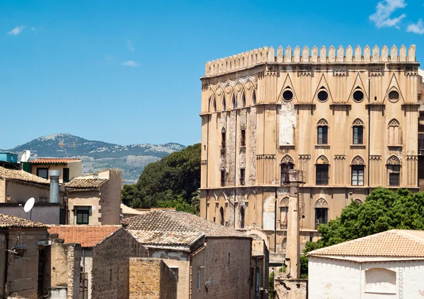 Norman paleis in palermo — Stockfoto