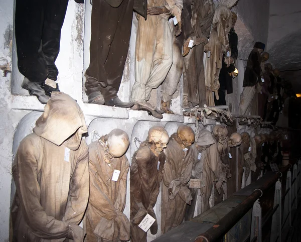 Catacumbas de los Capuchinos. Palermo — Foto de Stock