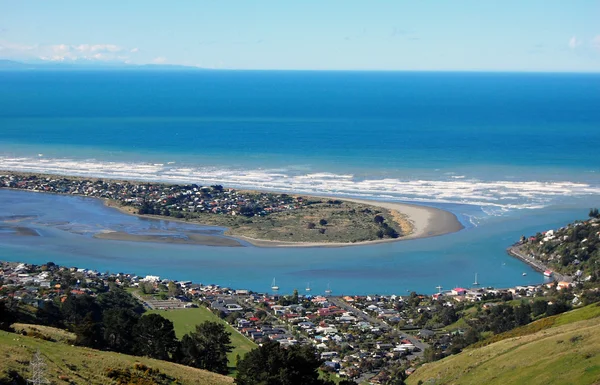 Southside spiaggia Christchurch — Foto Stock