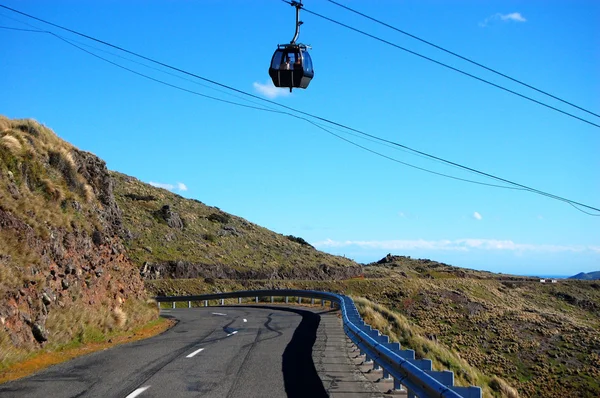 Kabel drogi na autostradzie — Zdjęcie stockowe