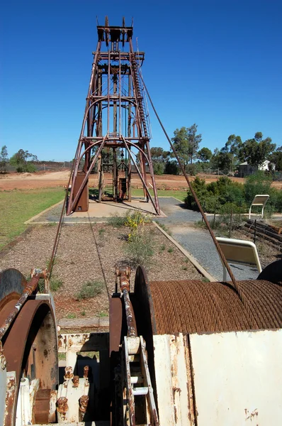Monumento industrial de la minería del oro — Foto de Stock