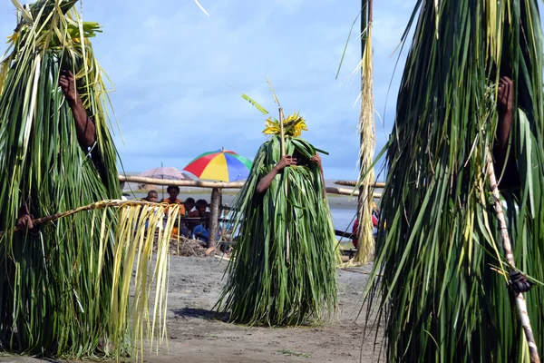 Traditional dance mask festival Papua New Guinea — Stock Photo, Image