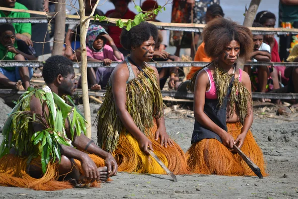 Masker festival traditionele cultuur Papoea-Nieuw-guinea — Stockfoto