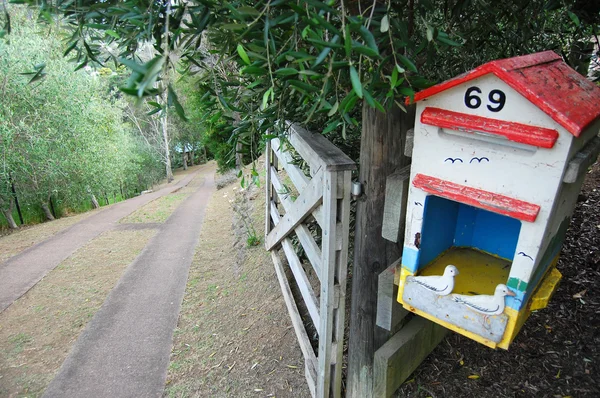 Eski posta kutusu kırsal alan — Stok fotoğraf