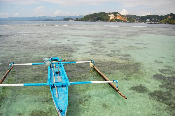 Jukung barca Indonesia — Foto Stock