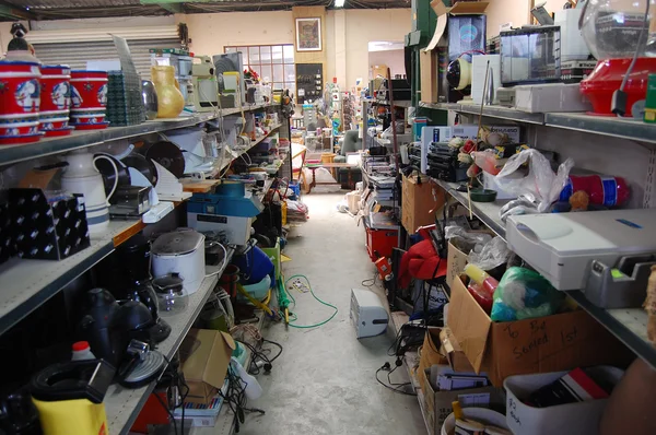 Interior de tienda de segunda mano — Foto de Stock