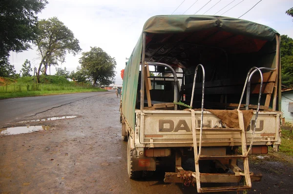 Passenger truck at village — Stock Photo, Image