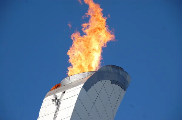 Incêndio olímpico nos XXII Jogos Olímpicos de Inverno Sochi 2014 Fotos De Bancos De Imagens