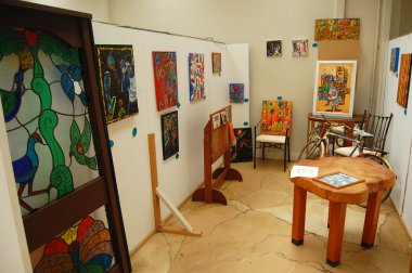 Sanat galerisi içi