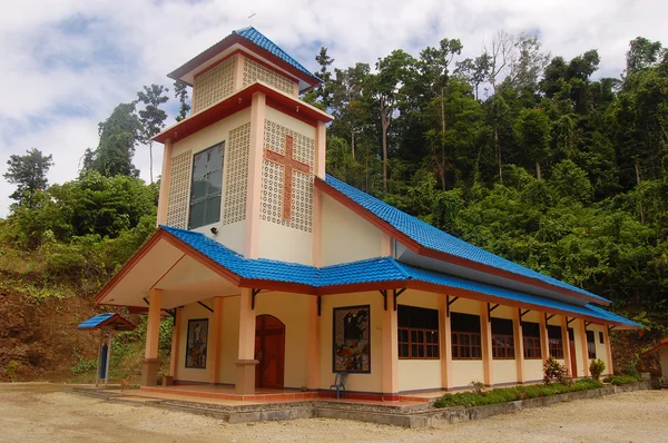 Edificio chiesa cristiana Indonesia — Foto Stock