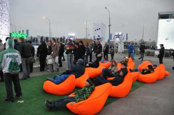 Parque Olímpico en los XXII Juegos Olímpicos de Invierno Sochi 2014 — Foto de Stock