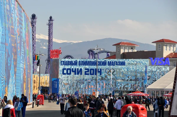 Parque Olímpico nos XXII Jogos Olímpicos de Inverno Sochi 2014 — Fotografia de Stock