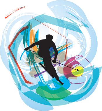 Kayak vektör çizim