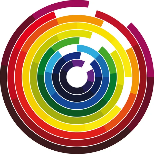 Color wheel — Stock Vector