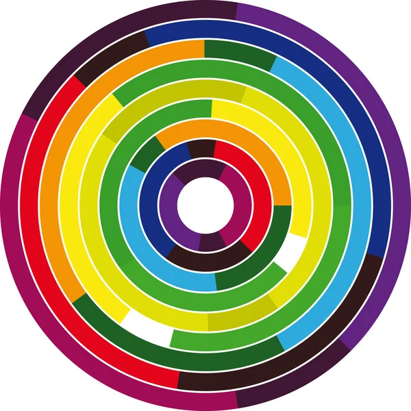 Color wheel — Stock Vector