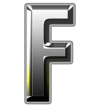 Gümüş font illüstrasyon