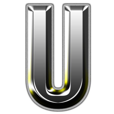 Gümüş font illüstrasyon