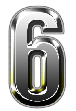 Gümüş font illüstrasyon