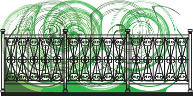 Dekoratif Kafes çizim