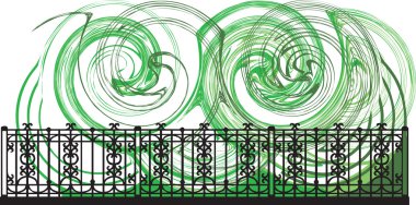 Dekoratif Kafes çizim