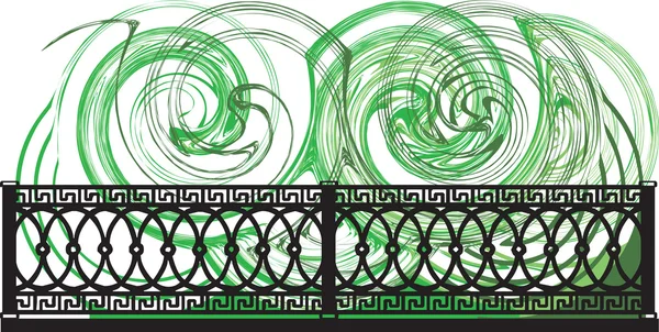 Decorative lattice illustration — Stock Vector