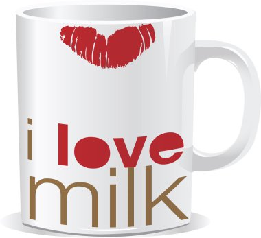 I love milk cup clipart