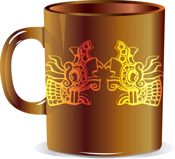 Ancient mug — Stock Vector