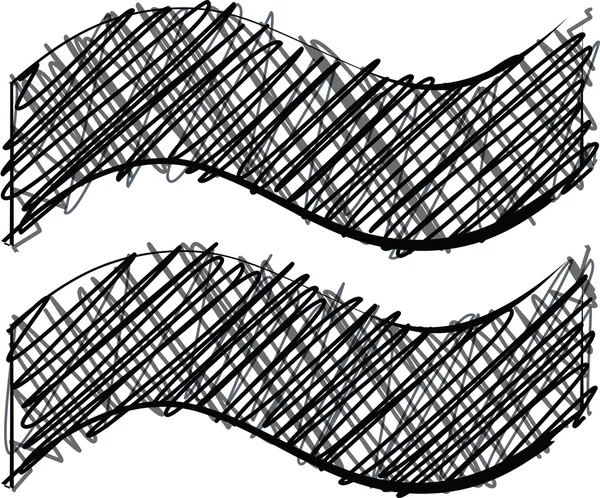 Handzeichnungsschrift. Vektorillustration — Stockvektor