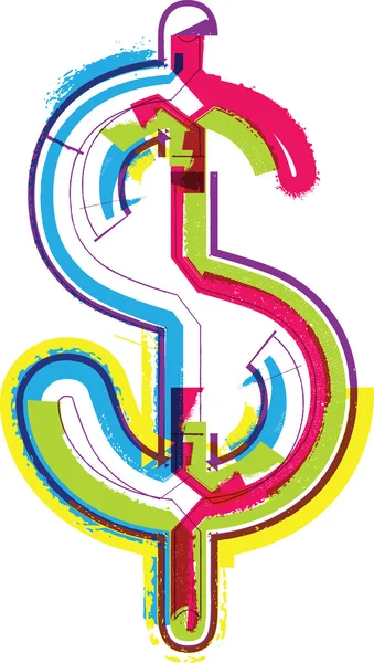 Symbol ilustracja kolorowy — Wektor stockowy