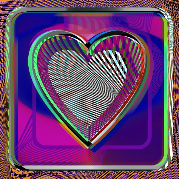 Ilustração do coração — Fotografia de Stock
