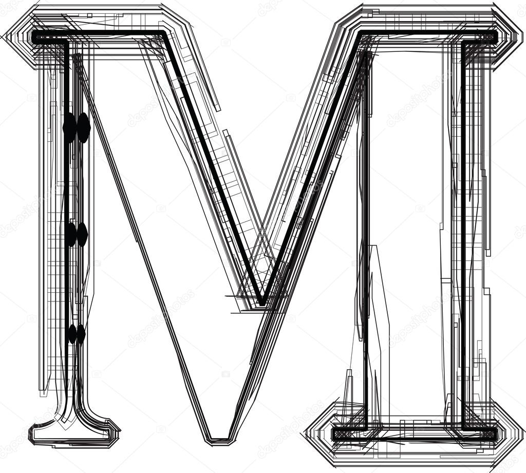 the letter m in different fonts the letter m in different fonts
