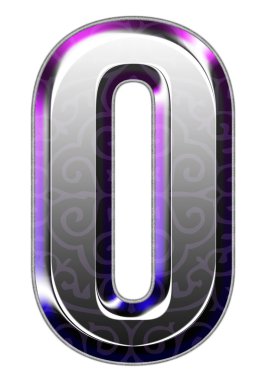 3D gümüş yazı tipi