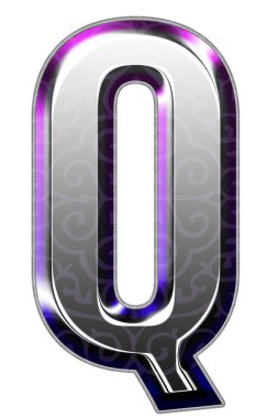 3D gümüş yazı tipi