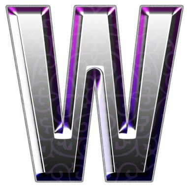 3D gümüş yazı tipi