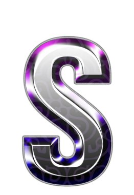 3D gümüş yazı tipi