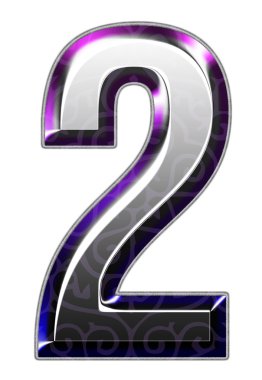 3D gümüş yazı tipi