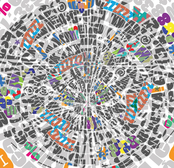 Latar belakang huruf abstrak - Stok Vektor