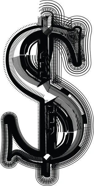 Teckensnitt illustration — Stock vektor