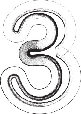 Grunge Yazı Tipi. 3 numara.