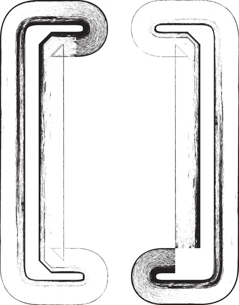 Grunge-Schrift — Stockvektor