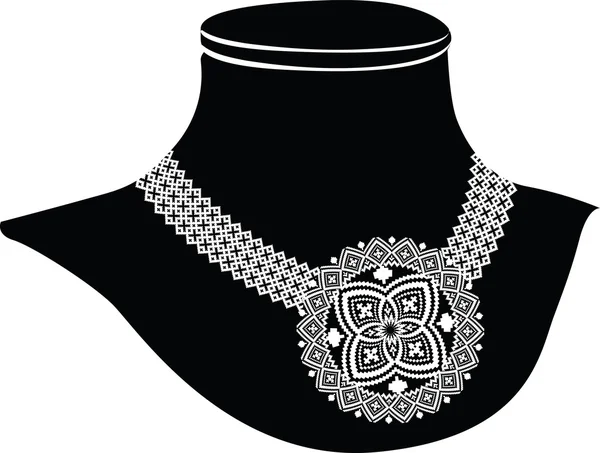 Ancien collier — Image vectorielle