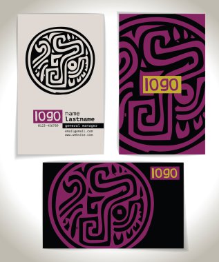 Antik kartvizit tasarımı