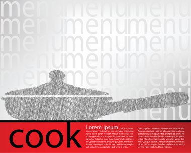 kızartma tavası illüstrasyon, mutfak eşyaları