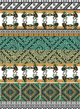 Antik desen. vektör çizim