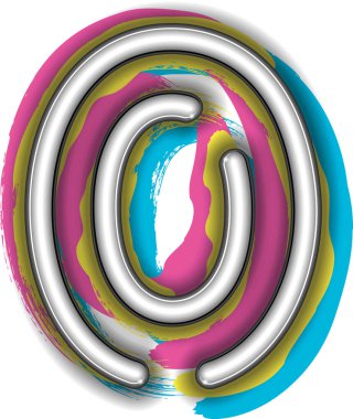 Neon İmza Vektör İllüstrasyonu