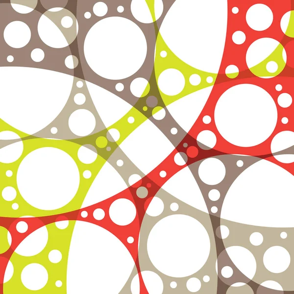 Structure Circles Bubbles Abstract Composition Vector Illustration — ストックベクタ