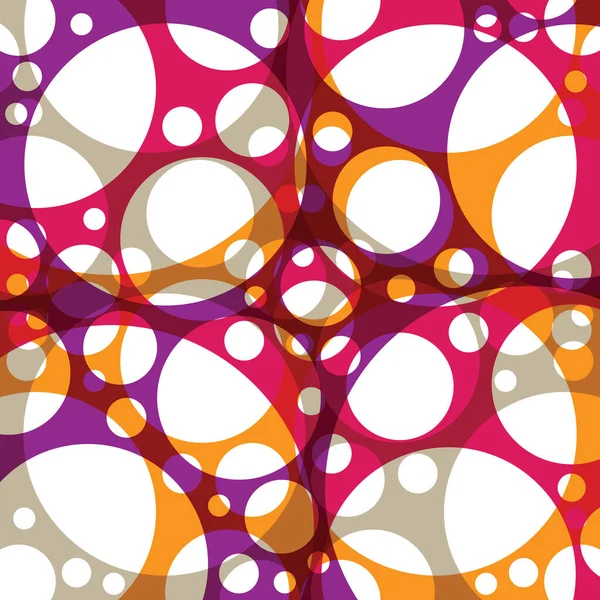 Structure Circles Bubbles Abstract Composition Vector Illustration — Stok Vektör