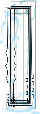 Yazı tipi illüstrasyon harfi