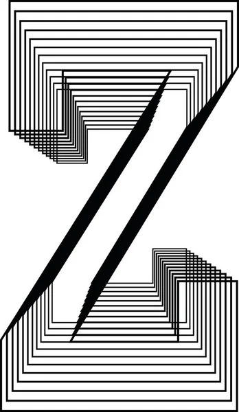 List Line Logo Projektowanie Ikon Ilustracja Wektora — Wektor stockowy